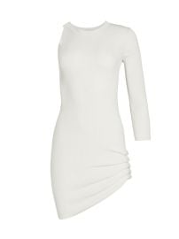 Shop IRO Aurora Asymmetric Ribbed Dress at Saks Fifth Avenue