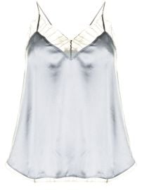 Shop IRO Berwyn lace-trimmed silk top with Express Delivery - at Farfetch