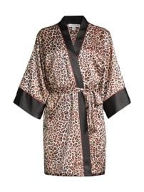 Shop In Bloom Baby Its You Leopard-Print Robe at Saks Fifth Avenue