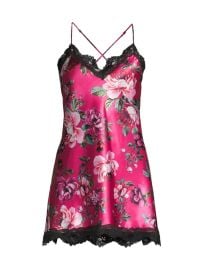 Shop In Bloom Felicity Satin amp Lace Chemise at Saks Fifth Avenue