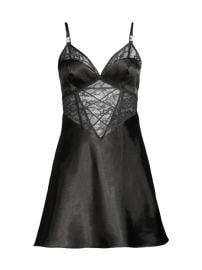 Shop In Bloom Noelle Satin Lace-Paneled Chemise at Saks Fifth Avenue