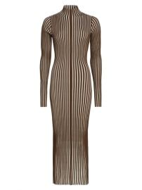 Shop Interior Ridley Cotton-Blend Turtleneck Midi-Dress at Saks Fifth Avenue