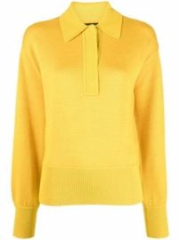 Shop Isabel Marant Heron longsleeved polo jumper with Express Delivery - at Farfetch