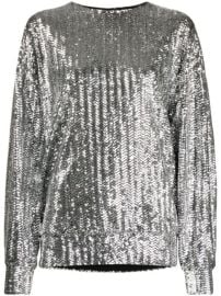 Shop Isabel Marant Olivia sequin-embellished top with Express Delivery - at Farfetch