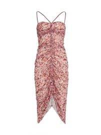 Shop Isabel Marant toile Falone Ruched Midi-Dress at Saks Fifth Avenue