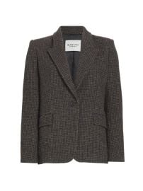 Shop Isabel Marant toile Kerstin Single-Breasted Wool Blazer at Saks Fifth Avenue