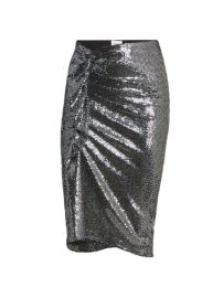 Shop Isabel Marant toile Shiny Flou Dolene Midi Skirt Saks Fifth Avenue at Saks Fifth Avenue