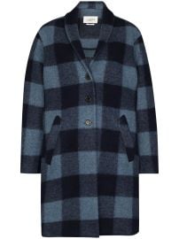 Shop Isabel Marant xC9toile Gabriel check-pattern coat with Express Delivery - at Farfetch