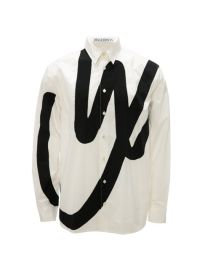 Shop JW Anderson JWA Logo Appliqu Shirt at Saks Fifth Avenue