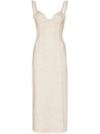 Shop Jacquemus La robe Valerie corset midi dress with Express Delivery - at Farfetch