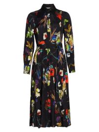 Shop Jason Wu Collection Abstract amp Floral Shirt Dress at Saks Fifth Avenue