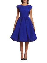 Shop Jason Wu Collection Bubble-Hem Taffeta Midi-Dress at Saks Fifth Avenue