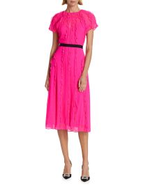 Shop Jason Wu Collection Crinkle Chiffon Midi-Dress at Saks Fifth Avenue