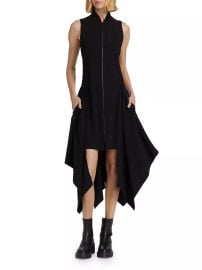 Shop Jason Wu Collection Fluid Crepe Bomber Fit amp Flare Dress at Saks Fifth Avenue