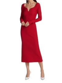 Shop Jason Wu Collection Pointelle Knit Midi-Dress at Saks Fifth Avenue