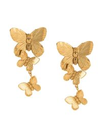 Shop Jennifer Behr Avah butterfly earrings with Express Delivery - at Farfetch