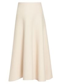 Shop Jil Sander Asymmetric Wool Midi-Skirt at Saks Fifth Avenue