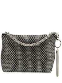 Shop Jimmy Choo Callie diamond motif crystal hotfix clutch with Express Delivery - at Farfetch