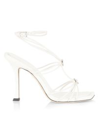 Shop Jimmy Choo Indiya 100MM Leather Strappy Sandals Saks Fifth Avenue at Saks Fifth Avenue