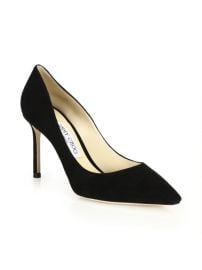 Shop Jimmy Choo Romy 85MM Suede Pumps at Saks Fifth Avenue