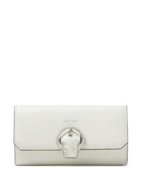 Shop Jimmy Choo Wallet crystal-buckle clutch bag with Express Delivery - at Farfetch