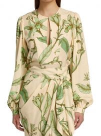 Shop Johanna Ortiz Andean Garden Keyhole Blouse at Saks Fifth Avenue