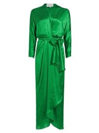 Shop Johanna Ortiz Crossing Currents Silk Wrap Dress at Saks Fifth Avenue