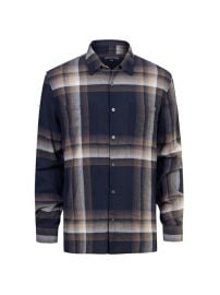 Shop John Varvatos Cole Plaid Shirt at Saks Fifth Avenue