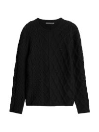 Shop John Varvatos Dotel Cable Knit Sweater at Saks Fifth Avenue