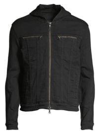 Shop John Varvatos Hooded Jean Jacket at Saks Fifth Avenue