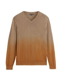 Shop John Varvatos Kane Dip-Dye Cotton Sweater at Saks Fifth Avenue