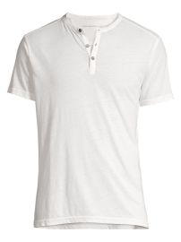 Shop John Varvatos Star USA Three-Button Tee at Saks Fifth Avenue