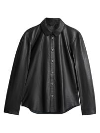 Shop John Varvatos Travis Leather Shirt Jacket at Saks Fifth Avenue