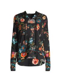 Shop Johnny Was Floral Printed Pullover Hoodie at Saks Fifth Avenue