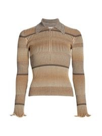 Shop Jonathan Simkhai Allyson Striped Polo Top at Saks Fifth Avenue