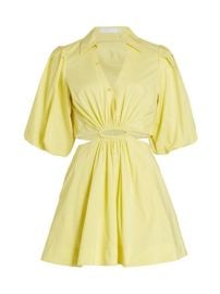 Shop Jonathan Simkhai Aulora Cut-Out Mini Dress at Saks Fifth Avenue