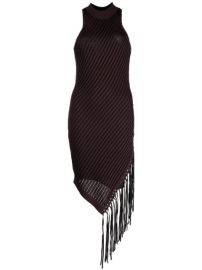 Shop Jonathan Simkhai Chelle fringe-hem dress with Express Delivery - at Farfetch