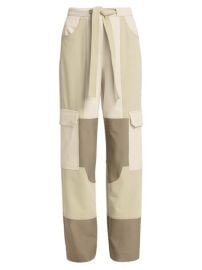Shop Jonathan Simkhai Serena Colorblocked Utility Pants at Saks Fifth Avenue