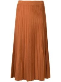 Shop Jonathan Simkhai pleated midi skirt with Express Delivery - at Farfetch