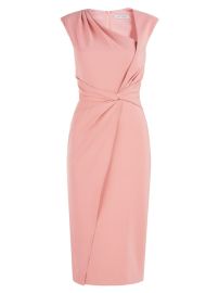 Shop Kay Unger Nel Twisted Knee-Length Dress at Saks Fifth Avenue