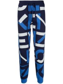 Shop Kenzo logo-print track pants with Express Delivery - at Farfetch