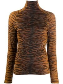 Shop Kenzo tiger-print long-sleeve top with Express Delivery - at Farfetch