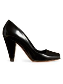 Shop Khaite Cedar 90MM Leather Pumps at Saks Fifth Avenue