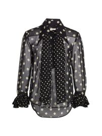 WornOnTV: Sunny’s black polka dot print blouse on The View | Sunny ...