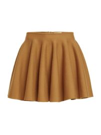 Shop Khaite Ulli Wool-Blend Pleated Miniskirt Saks Fifth Avenue at Saks Fifth Avenue