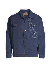 Shop KidSuper Swingset Denim Jacket at Saks Fifth Avenue