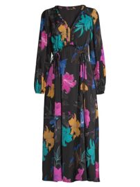 Shop Kobi Halperin Alexi Floral Midi-Dress at Saks Fifth Avenue