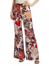 Shop Kobi Halperin Eloise Floral Wide-Leg Pants at Saks Fifth Avenue