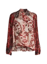 Shop Kobi Halperin Gemma Wrap-Front Blouse at Saks Fifth Avenue