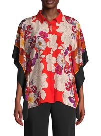 Shop Kobi Halperin Isadora Printed Silk Shirt at Saks Fifth Avenue